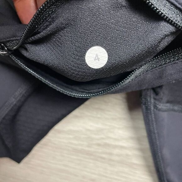 Lululemon Leggings Womens 4 Black Running Gym Active Training Lightweight - Picture 6 of 9